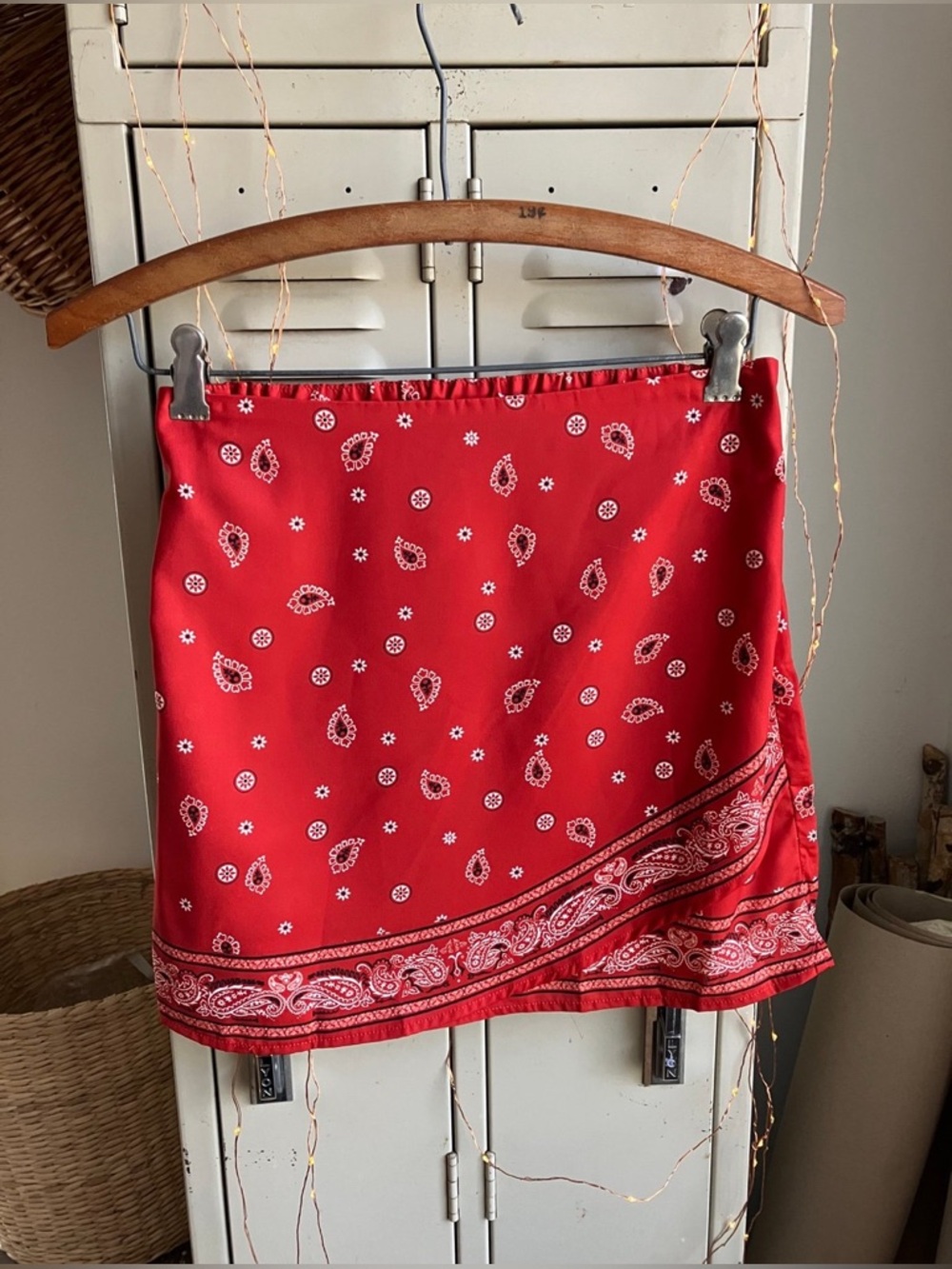 Kids Paisley Print Front Wrap Skirt - Picture 3 of 7
